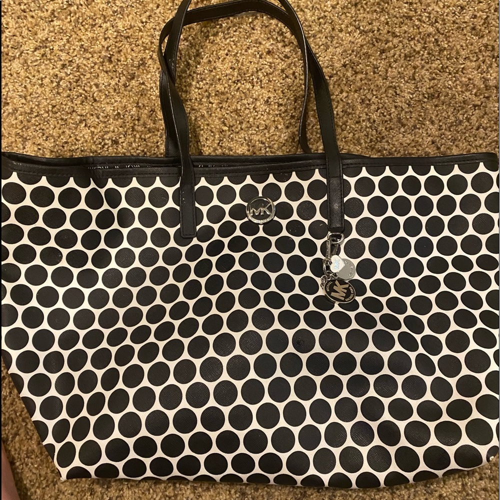 Michale Kors polka dot tote